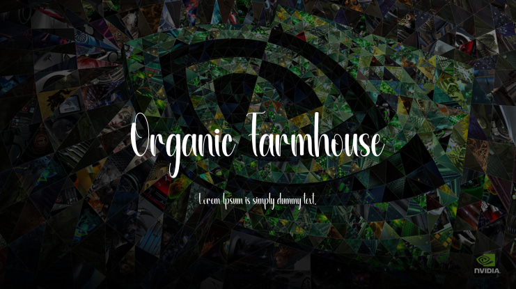 Organic Farmhouse Font