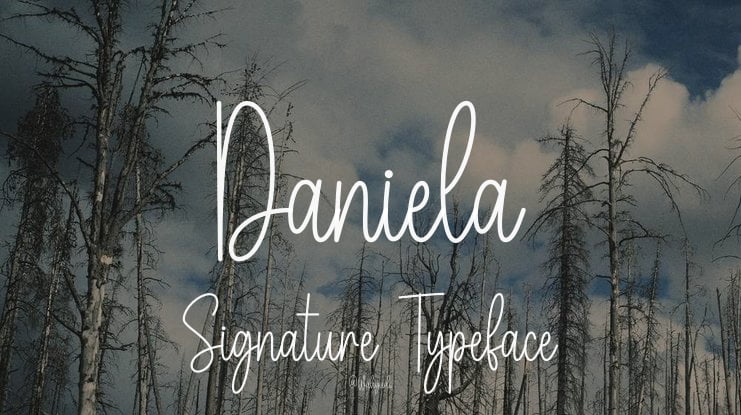Daniela Signature Font