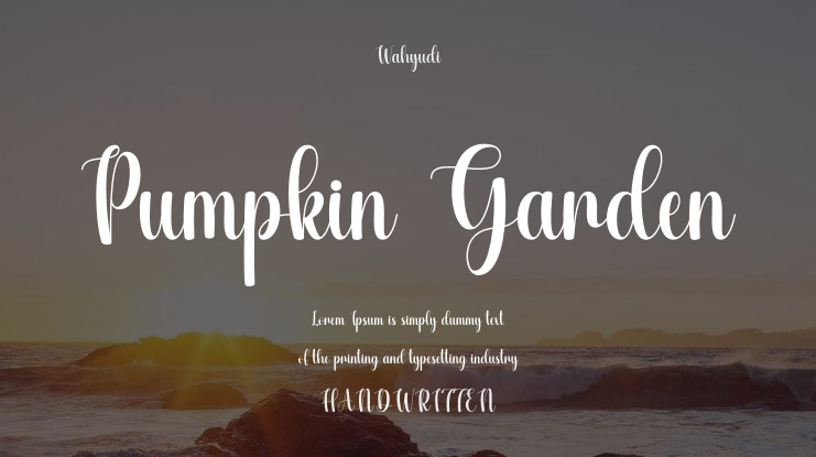 Pumpkin Garden Font