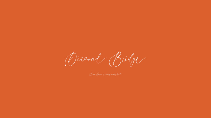 Diamond Bridge Font