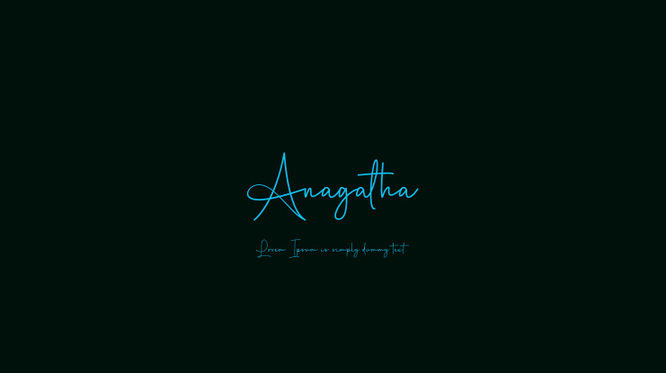 Anagatha Font