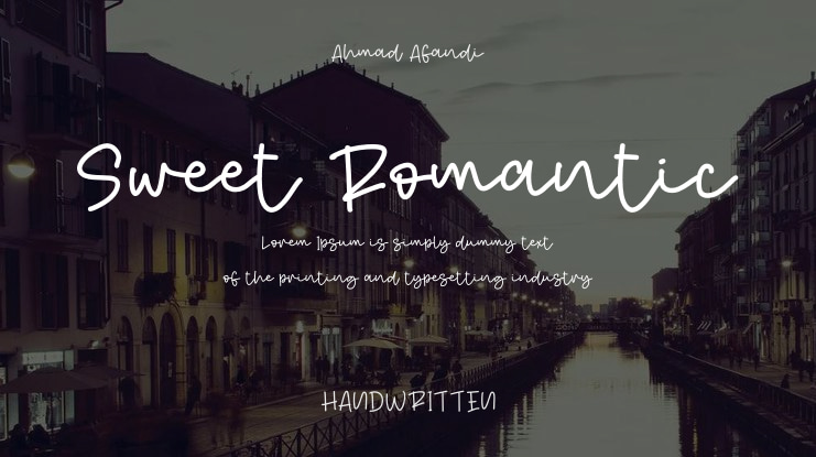 Sweet Romantic Font