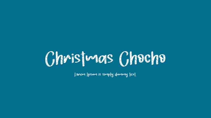Christmas Chocho Font