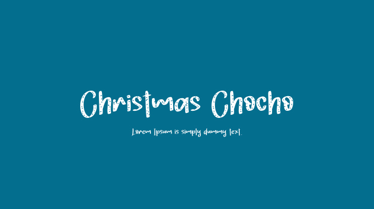 Christmas Chocho Font