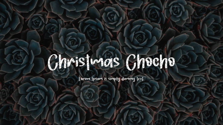 Christmas Chocho Font