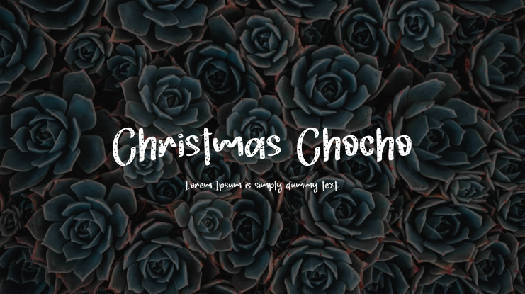 Christmas Chocho Font