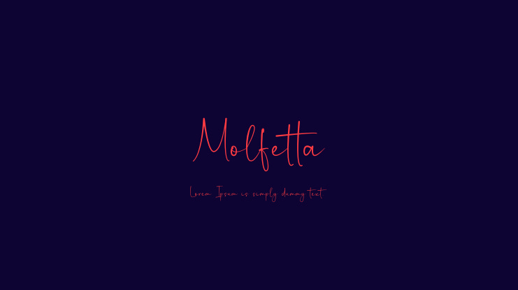 Molfetta Font