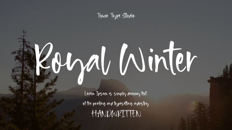 Royal Winter Font