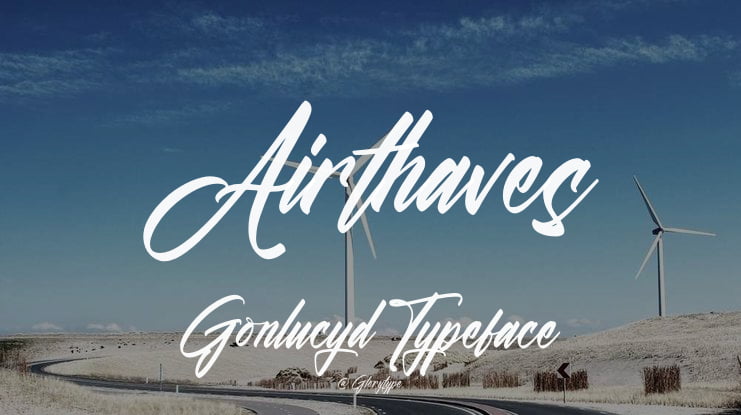 Airthaves Gonlucyd Font
