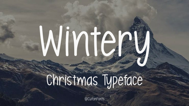 Wintery Christmas Font