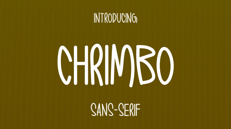 Chrimbo Font