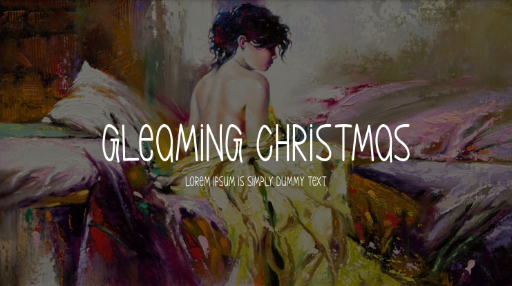 Gleaming Christmas Font