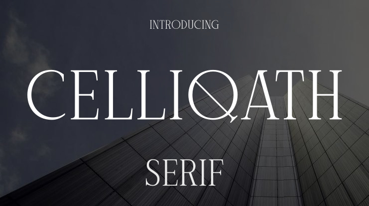 Celliqath Font