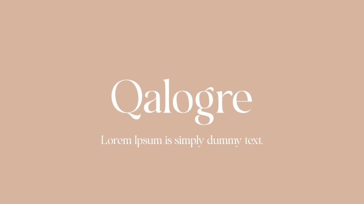 Qalogre Font