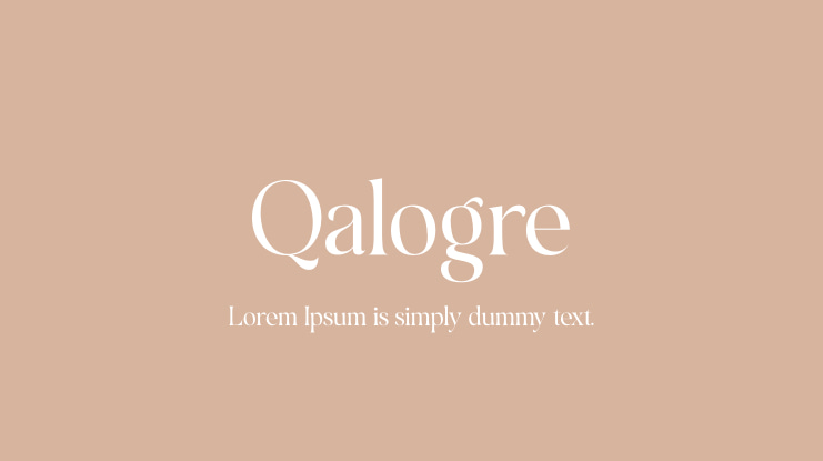 Qalogre Font
