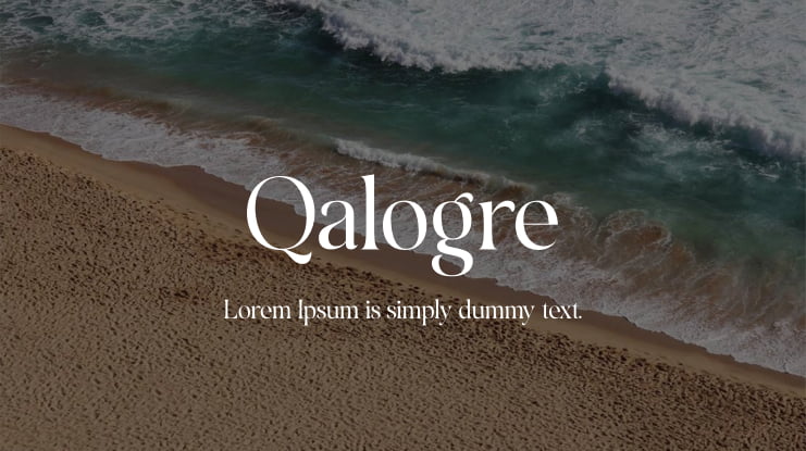 Qalogre Font