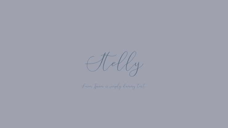 Stelly Font