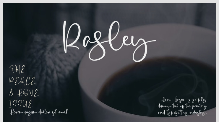 Rasley Font