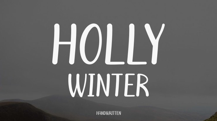 Holly Winter Font