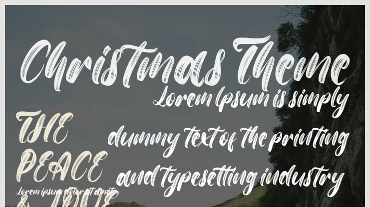 Christmas Theme Font
