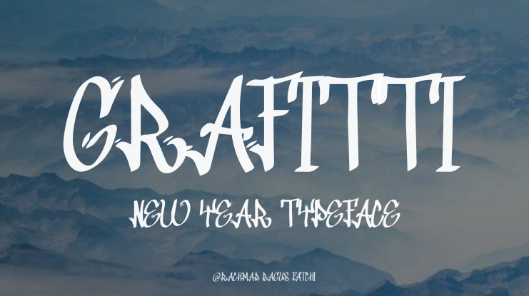 Grafitti New Year Font