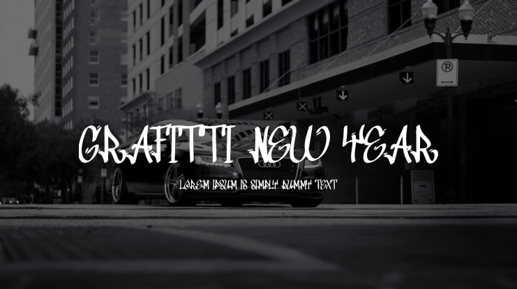 Grafitti New Year Font