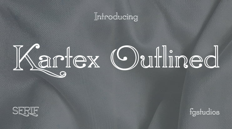 Kartex Outlined Font Family