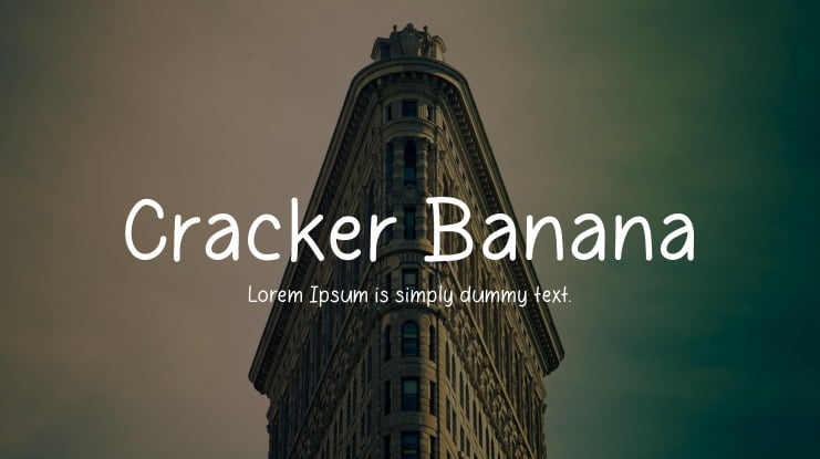 Cracker Banana Font