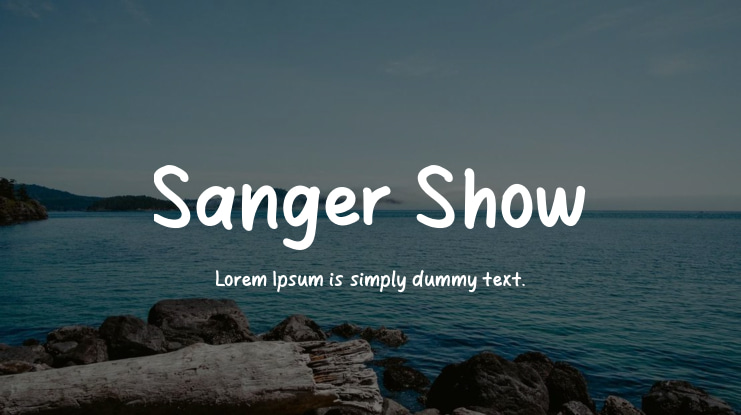 Sanger Show Font