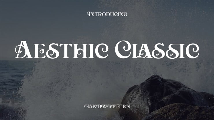 Aesthic Classic Font