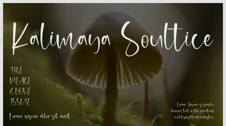 Kalimaya Soultice Font