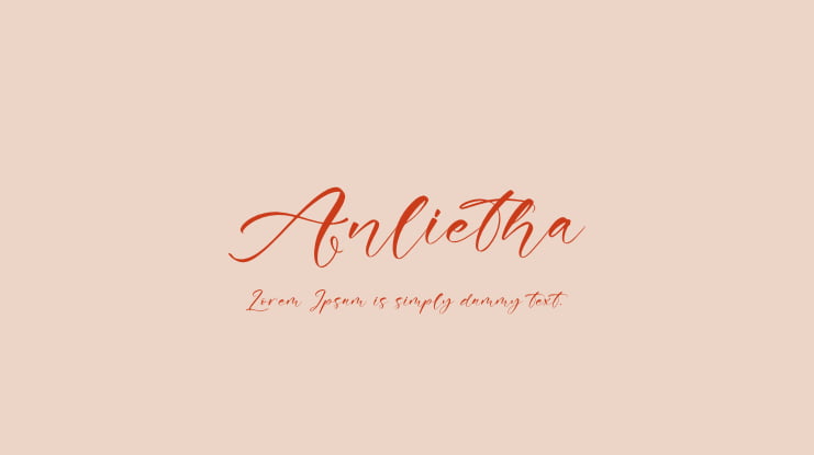 Anlietha Font