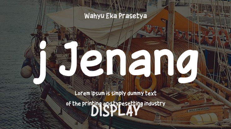 j Jenang Font