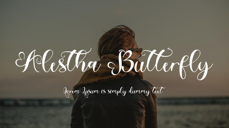 Alestha Butterfly Font