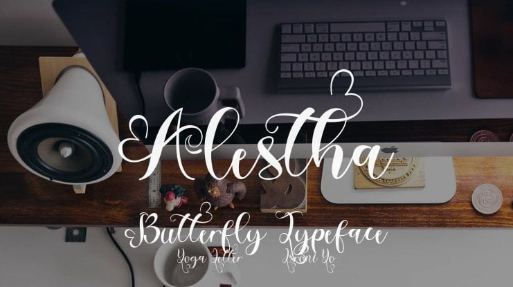 Alestha Butterfly Font