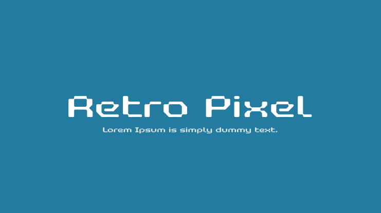 Retro Pixel Font
