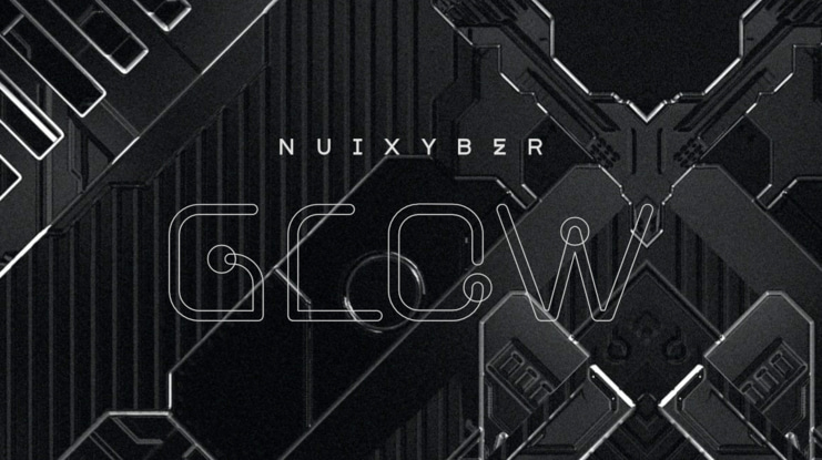 Nuixyber Glow Font