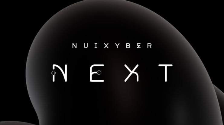 Nuixyber Next  Font
