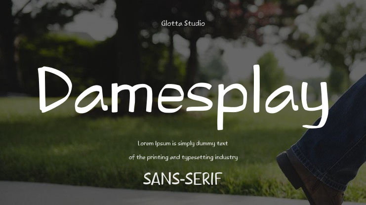 Damesplay Font