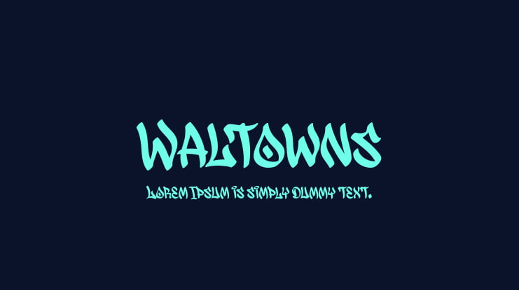 Waltowns Font