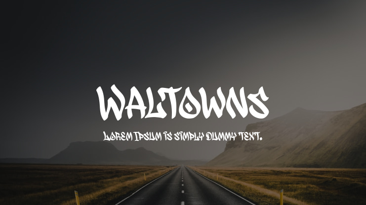 Waltowns Font