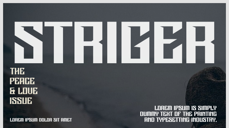 STRIGER Font