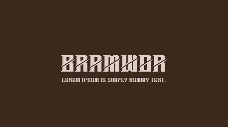 Bramwor Font Family