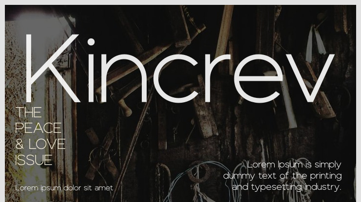 Kincrev Font Family