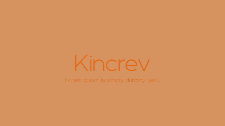 Kincrev Font Family