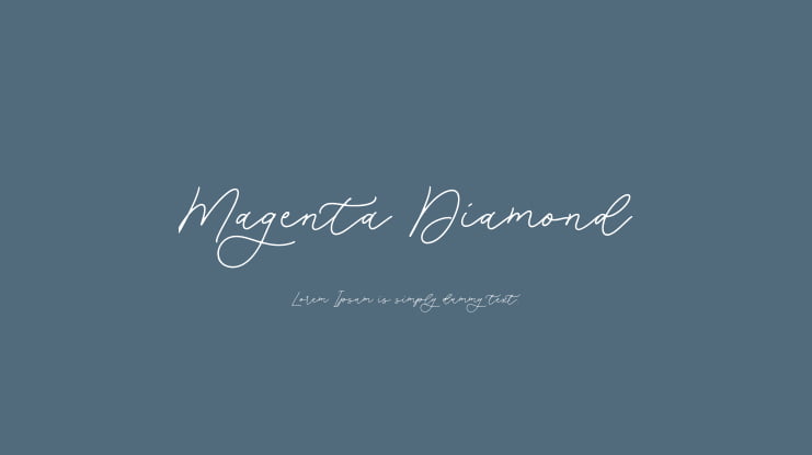 Magenta Diamond Font