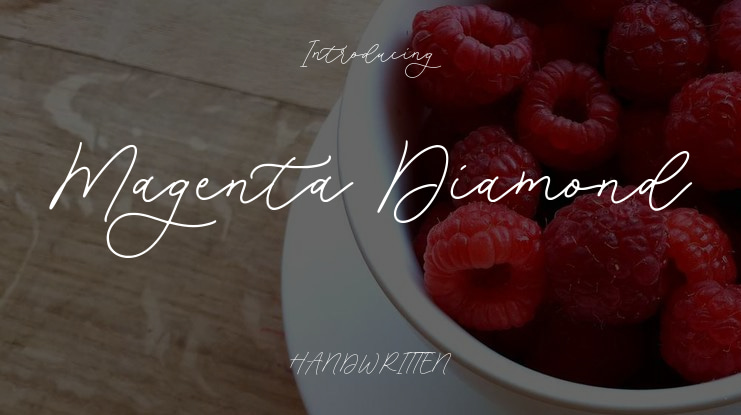 Magenta Diamond Font