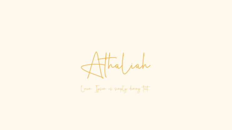 Athaliah Font