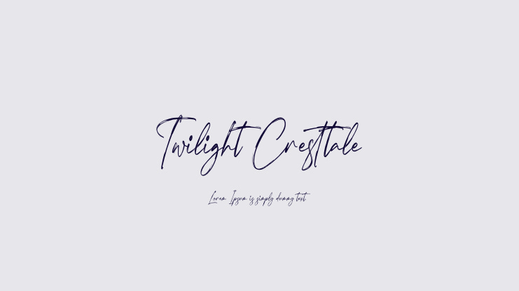Twilight Cresttale Font