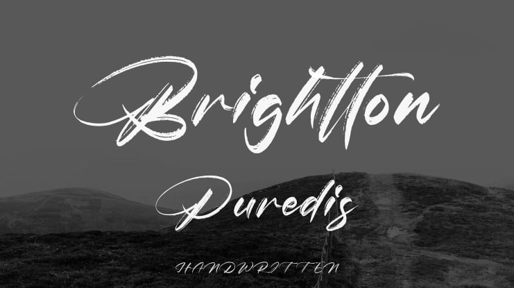 Brightton Puredis Font